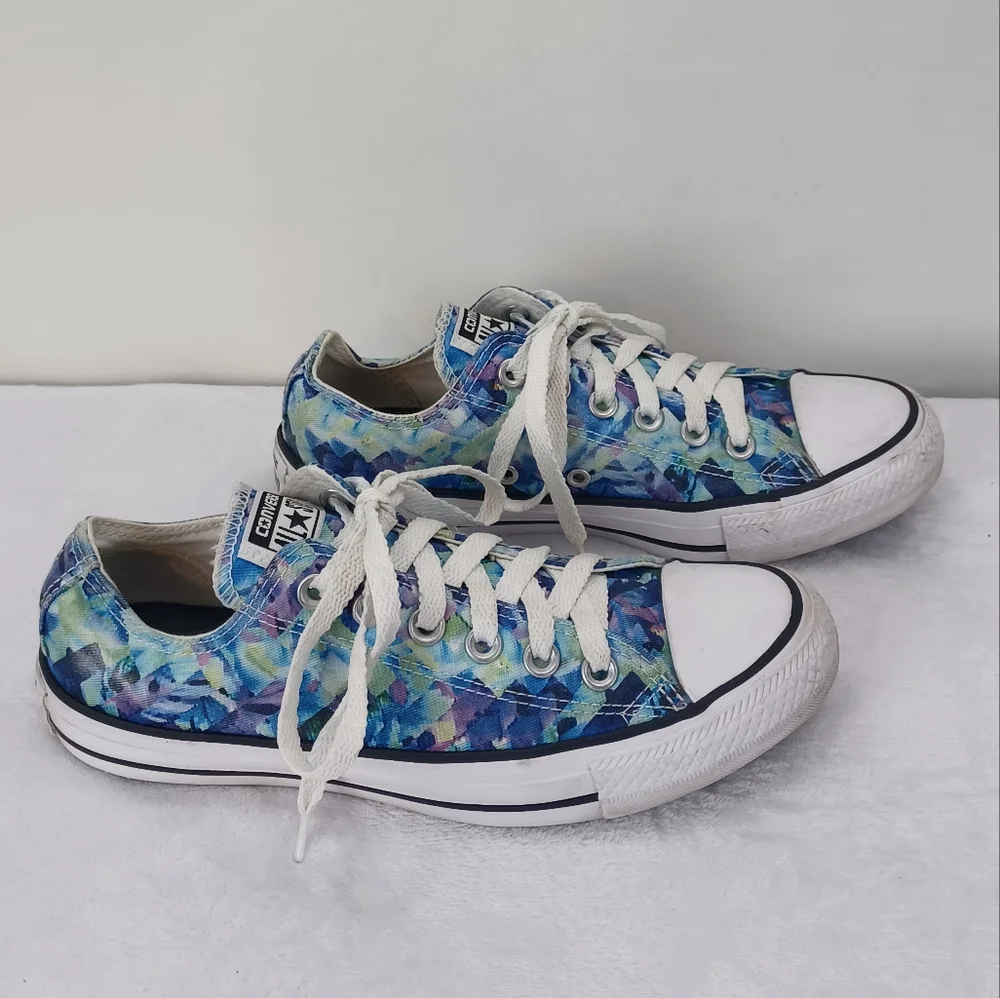 Converse All Stars Printed Canvas Sneakers - Picture 3 of 7